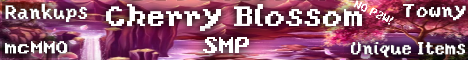 Cherry Blossom SMP 1.20.4+ Banner