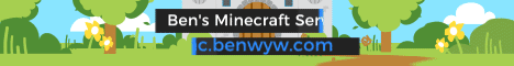 Ben's Minecraft Server Banner