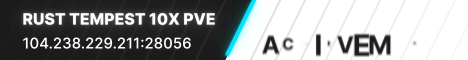 Rust Tempest 10x PVE Banner