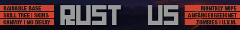 [GER-PVE]-Rust4Us-|Zombies,Events,Skins Banner