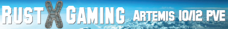 RustX Artemis PVE 3x|Raidable Bases|Kits Banner