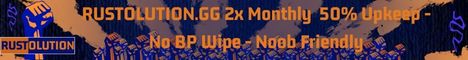 RUSTOLUTION.GG 2x Monthly | SOLO ONLY |  Banner