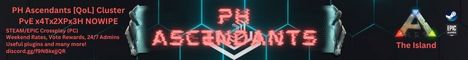 PH Ascendants QoL PvE NoWipe [TheIsland] Banner