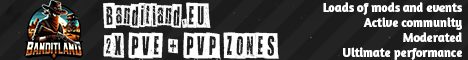 Banditland.EU PVE and PVP 2X - Monthly Banner