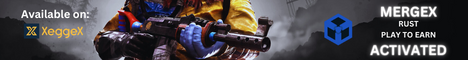 MergeX - Earn Crypto Playing Rust - $MGE Banner