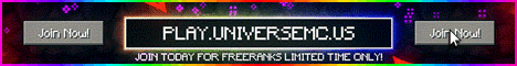 UNIVERSEMC - FREE RANKS - NEED STAFF   Banner
