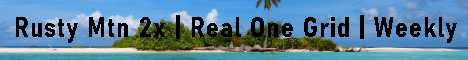 Rusty Mtn 2x | Real/Actual One Grid  Banner
