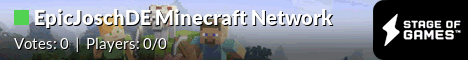 EpicJoschDE Minecraft Network Banner