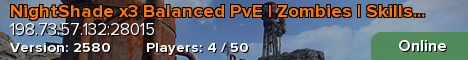 NightShade x3 Balanced PvE | Zombies Banner