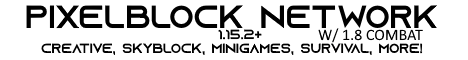 Pixelblock Network Banner
