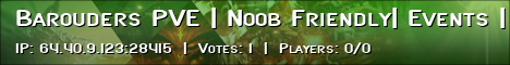 Barouders PVE | Noob Friendly| Events |  Banner