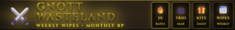 [EU] Gnott Wasteland | 3x | Solo/Duo/Tri Banner