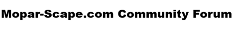 ⭐Moparscape Community Forum⭐ Banner