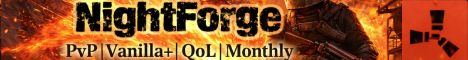NightForge | PvP | Monthly | Vanilla+ Banner