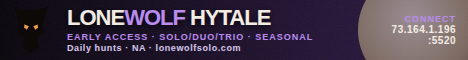 Lone Wolf Hytale (NA) Banner